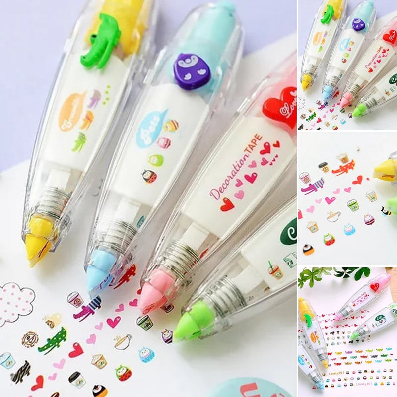 DIY Cute Press Type Decorative Pen