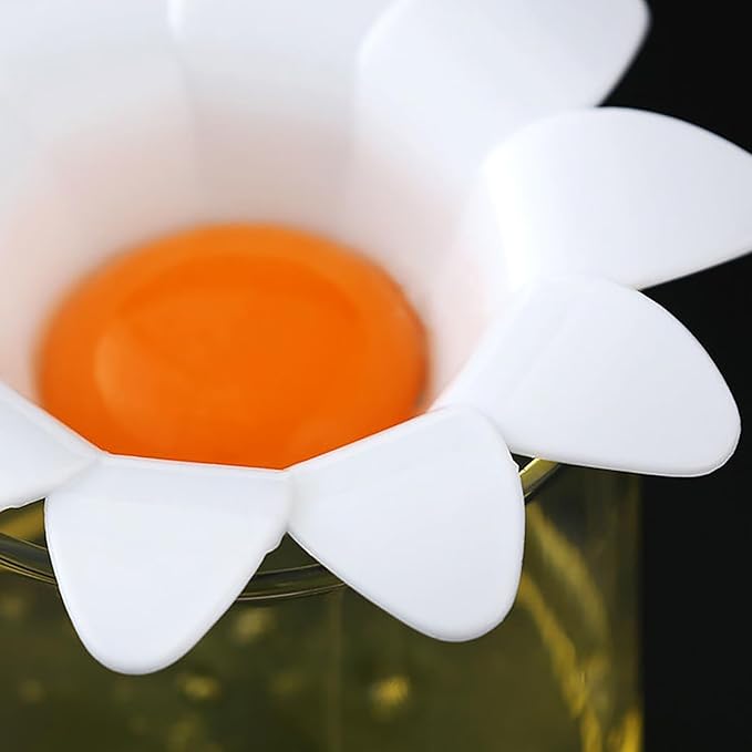 Egg White Separator Tool  Flower Design For Kitchen