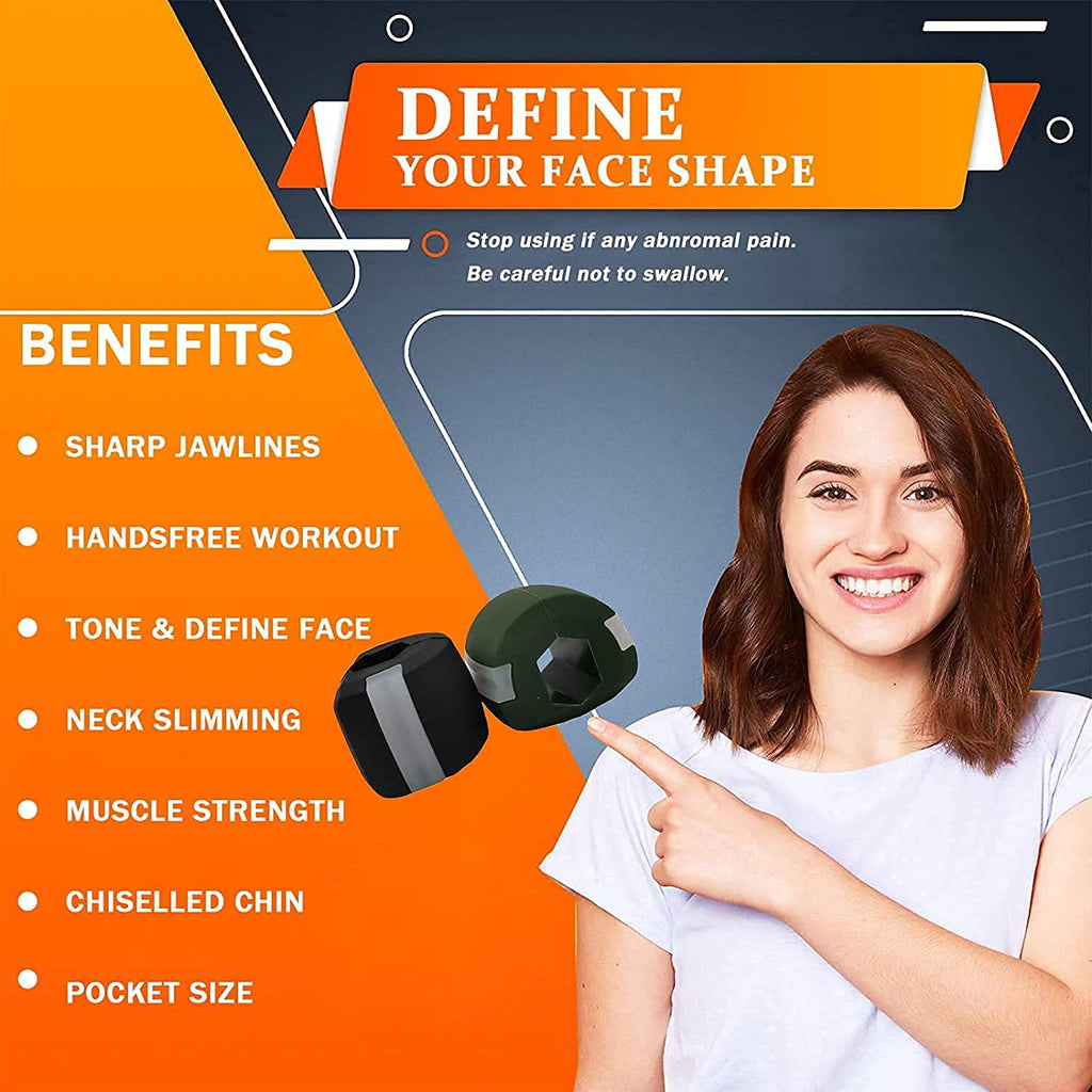 Jawline Exercise Ball Jawline Shaper for men & women