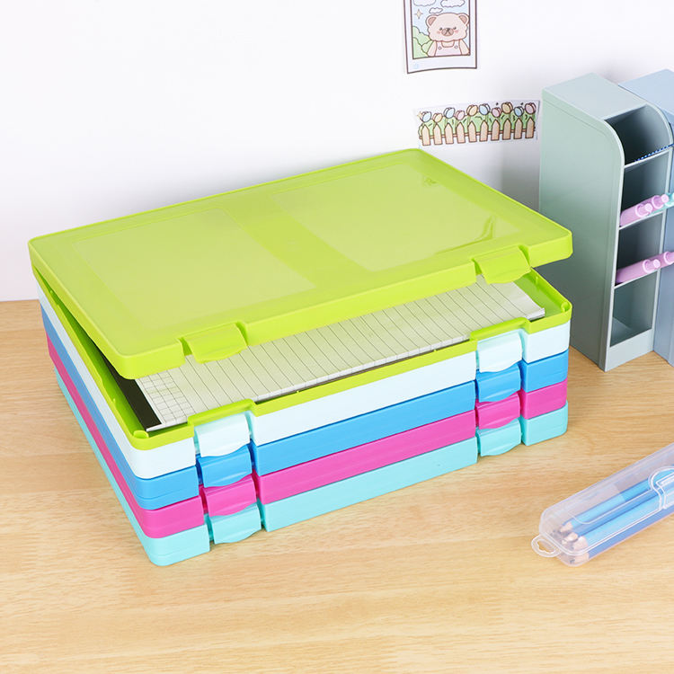 Large Capacity A4 File Organizer With Board Clip