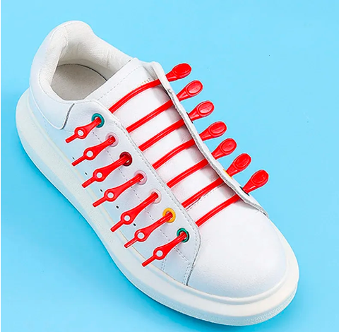 Lazy Silicone Shoelaces (Pack of 12)