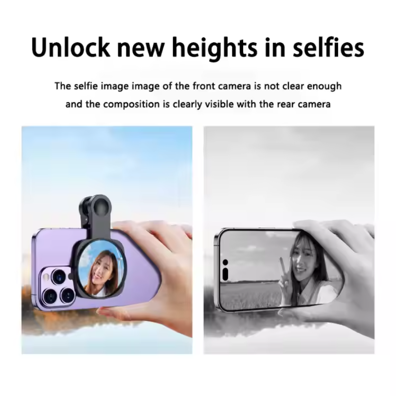 Universal Smartphone Camera Selfie Mirror