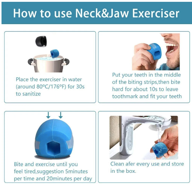 Jawline Exercise Ball Jawline Shaper for men & women
