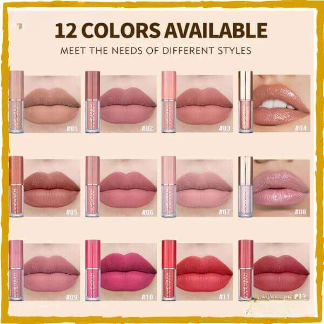 12 pcs Mocallure Lip Gloss